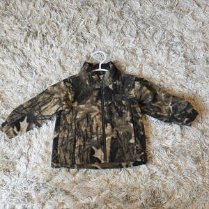 Columbia Kids Brown & Black Camo Fleece Jacket